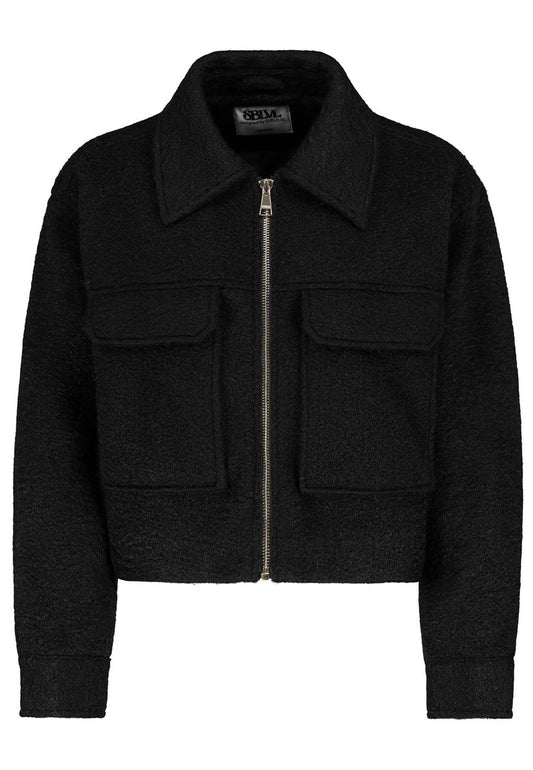 DOB Kunstfell Kurzjacke, Reißversch