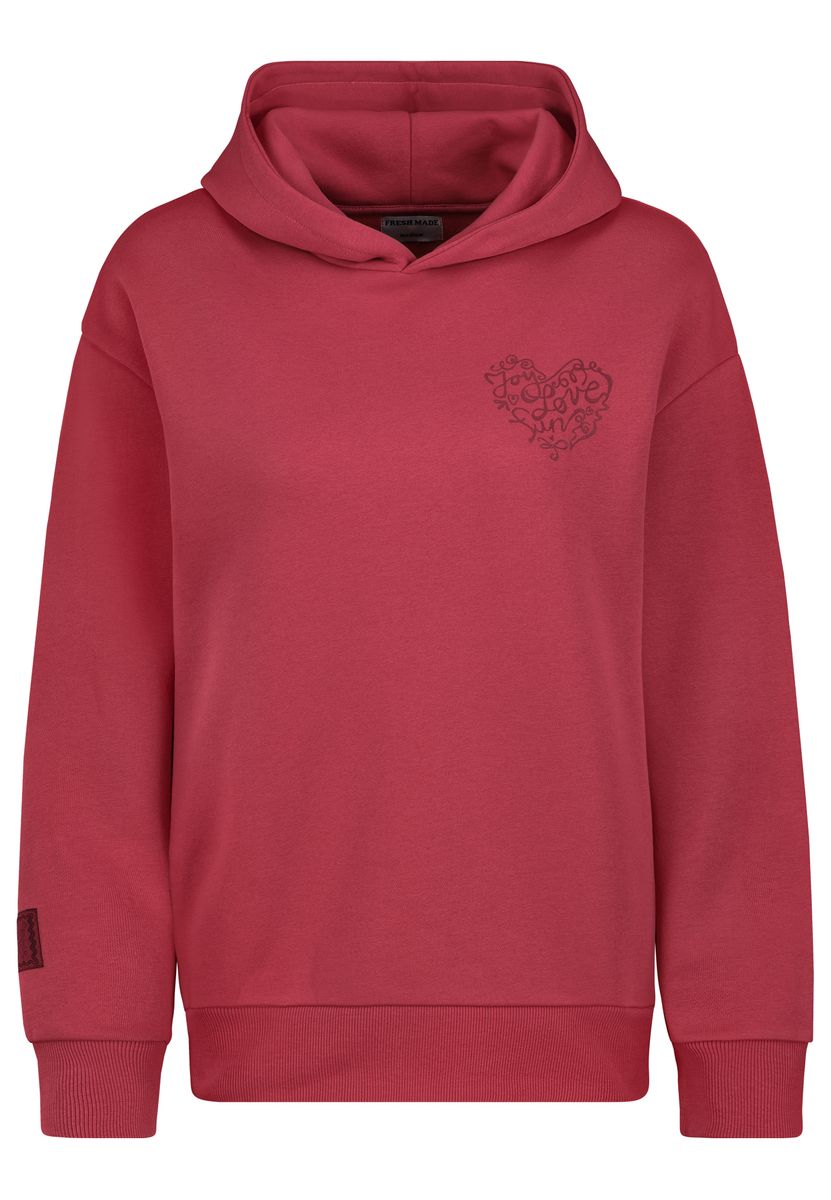 DOB Sweat, langarm, Kapuze mit Dart