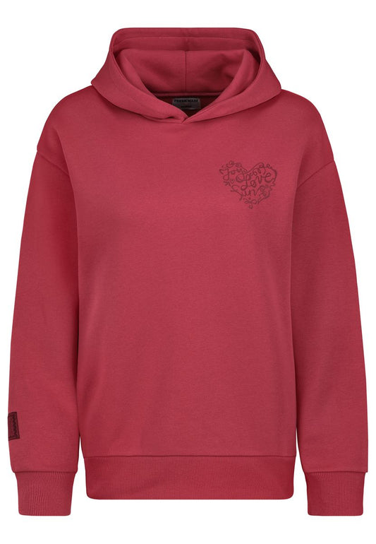 DOB Sweat, langarm, Kapuze mit Dart