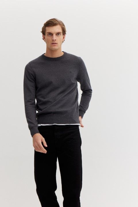 Rundhals Pullover