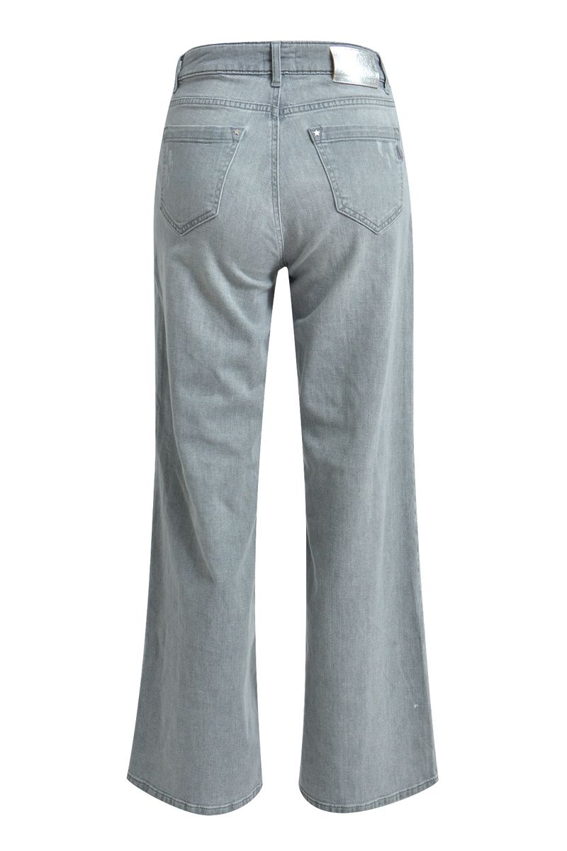 wide leg denim normal rise