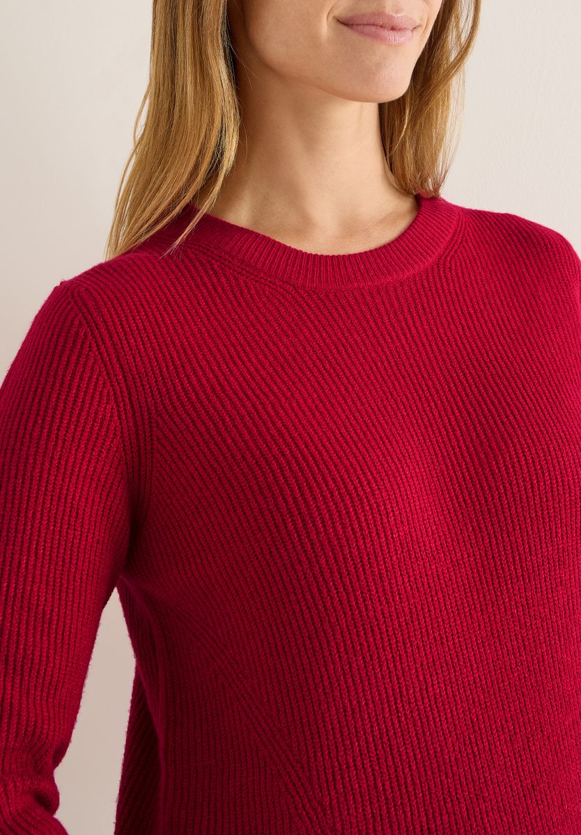 Pullover mit Strukturdetails