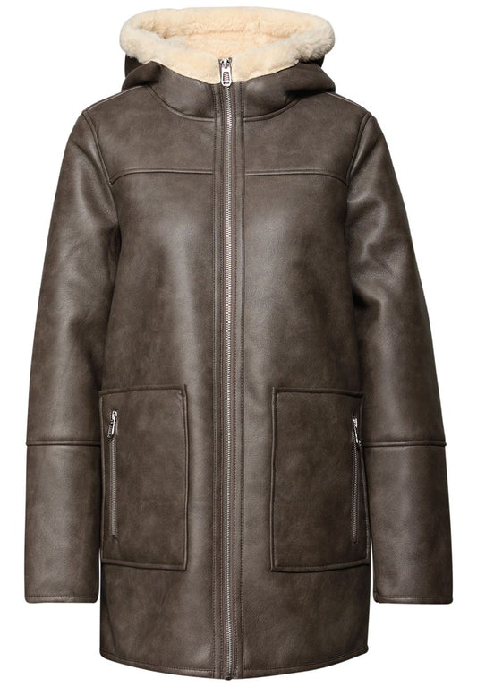 Leder-Look Jacke