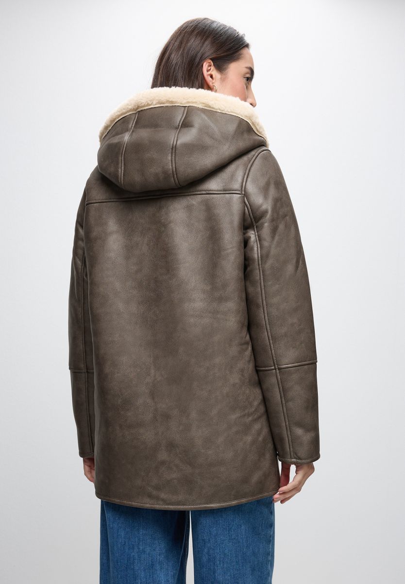 Leder-Look Jacke