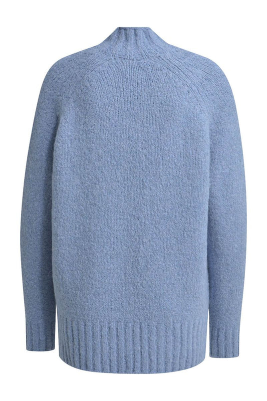Turtle Neck Pullover with raglan 1/1 sleeves