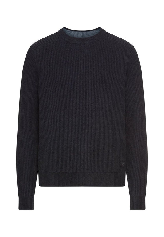 Pullover aus reiner Wolle mit Raglanärmeln