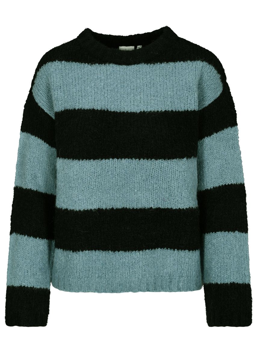 Fluffy striped Pullover