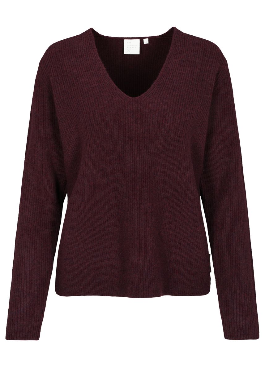Chunky Merino V-Neck Pullover