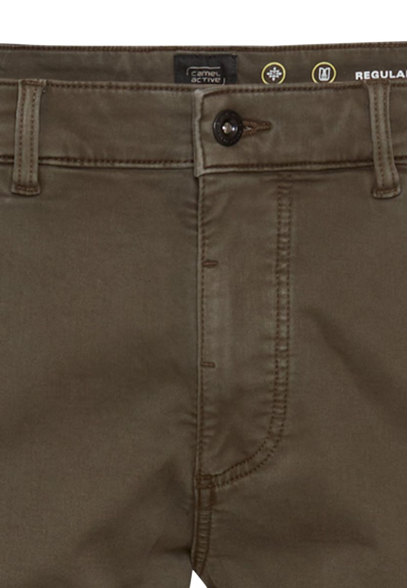 fleXXXactive® Chino Regular Fit aus Baumwollmix