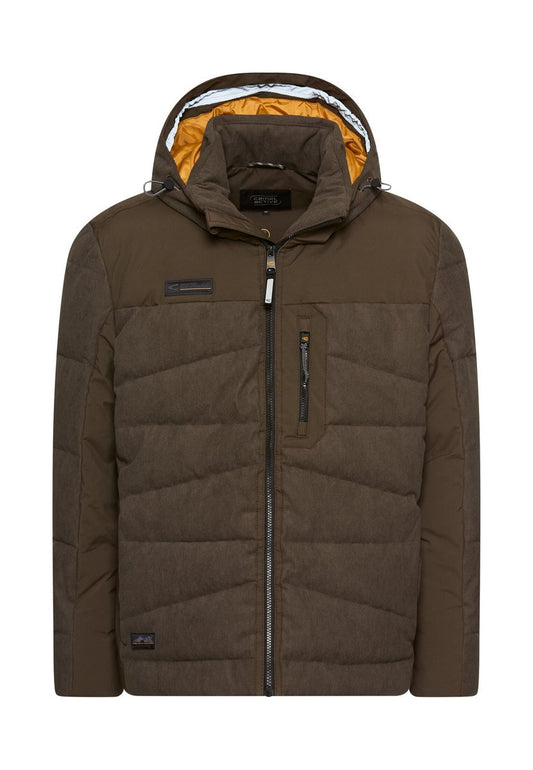 Steppjacke mit abnehmbarer Kapuze