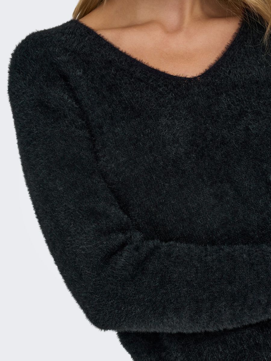 ONLELLA PIUMO LS V-NECK KNT
