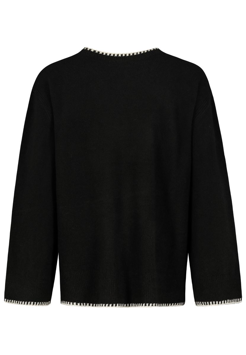 DOB Strick Pullover, langarm, Rundh