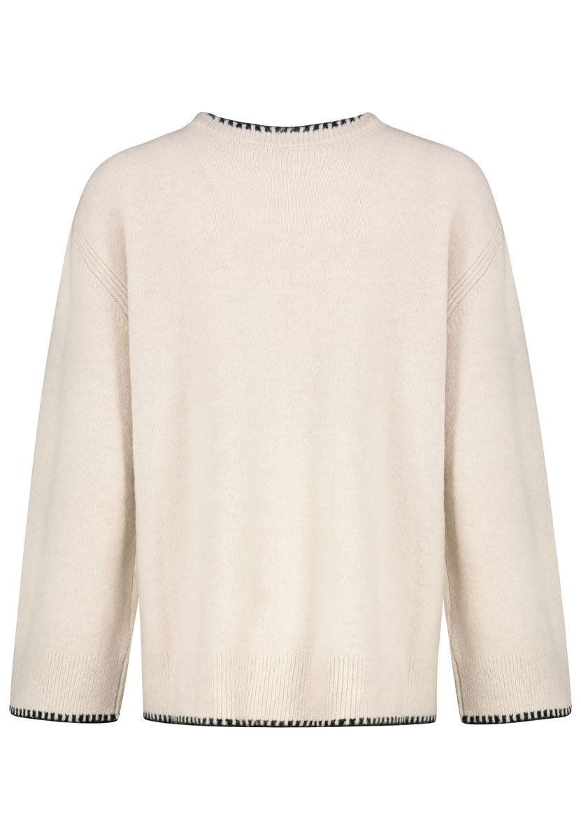 DOB Strick Pullover, langarm, Rundh