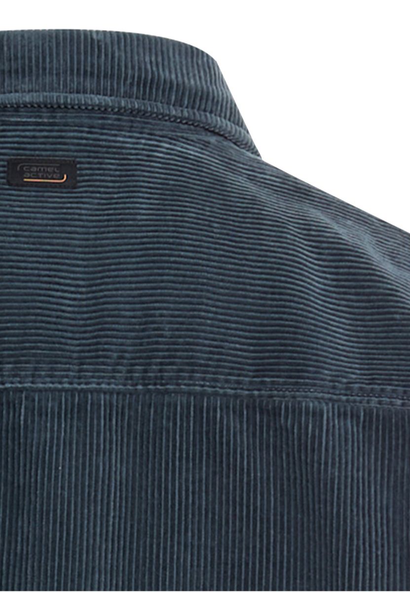 Cord Overshirt mit Druckknöpfen
