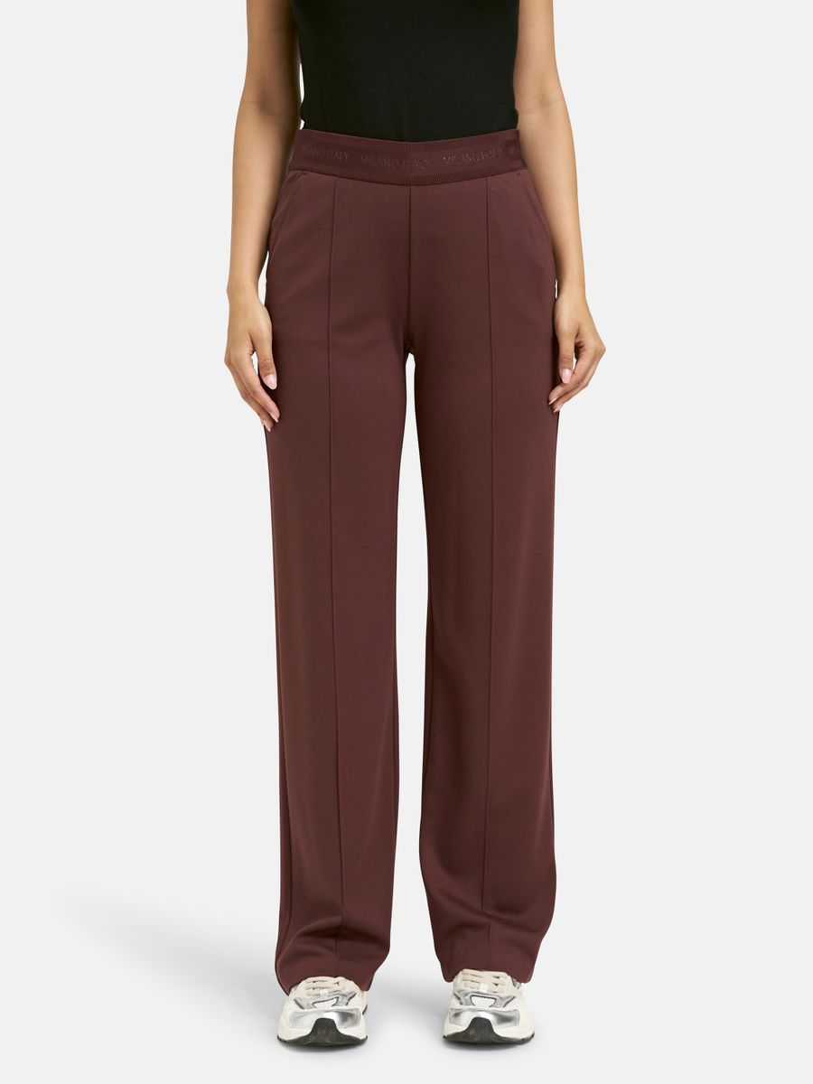 jersey pants w/ elastic waistband & french pockets