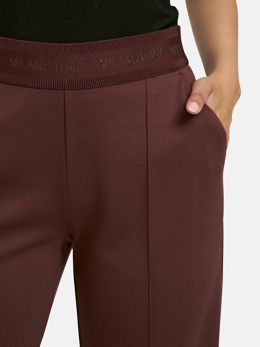 jersey pants w/ elastic waistband & french pockets