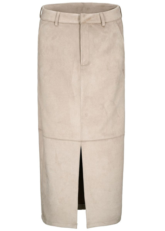 Vegan Suede Leather Skirt