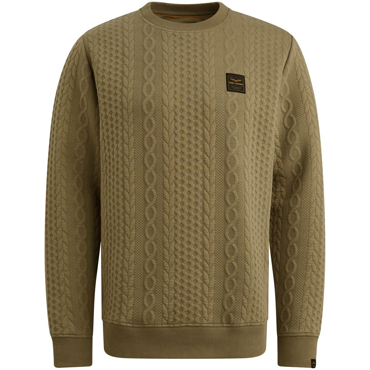 cable jacquard sweat