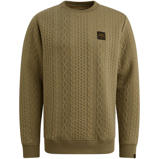 cable jacquard sweat