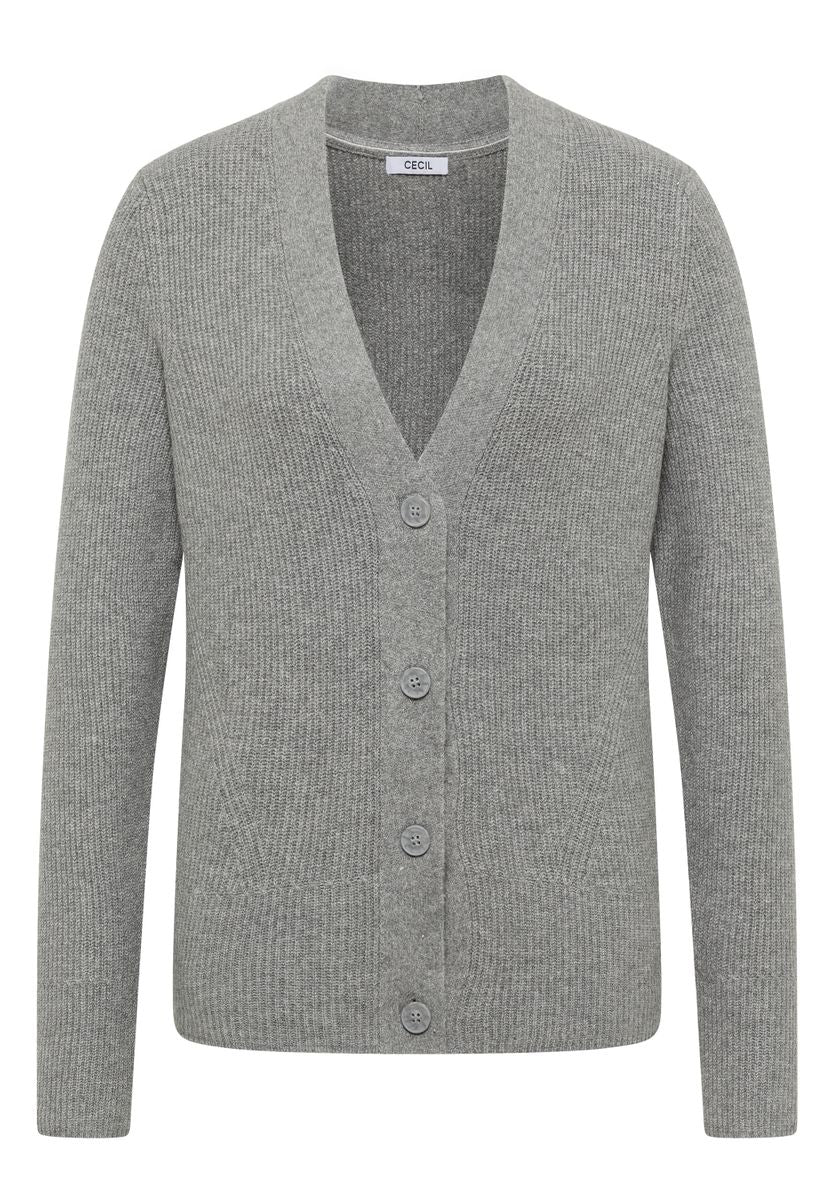 Cardigan mit Strukturdetail