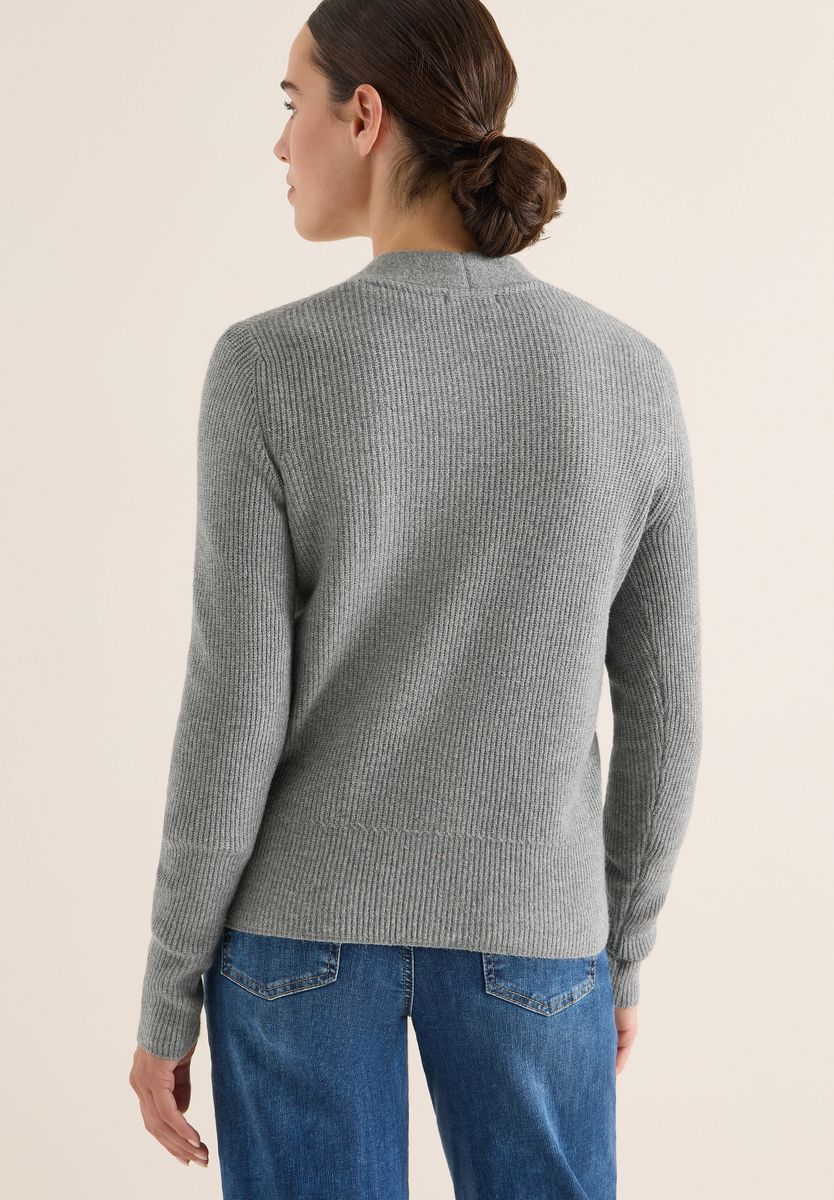 Cardigan mit Strukturdetail
