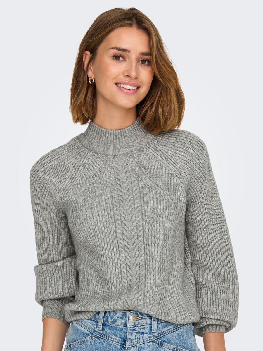 ONLKATIA LS DETAIL HIGHNECK KNT