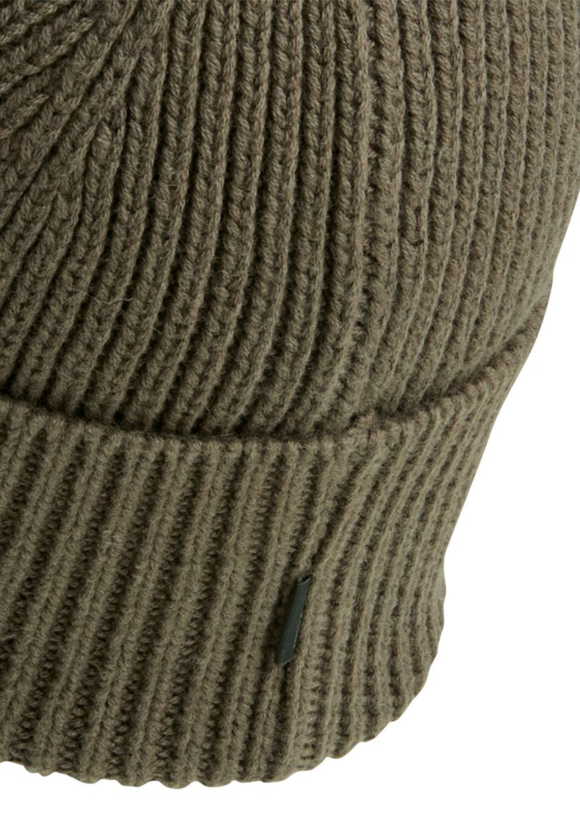 Beanie aus einem Baumwoll-Kaschmir Mix
