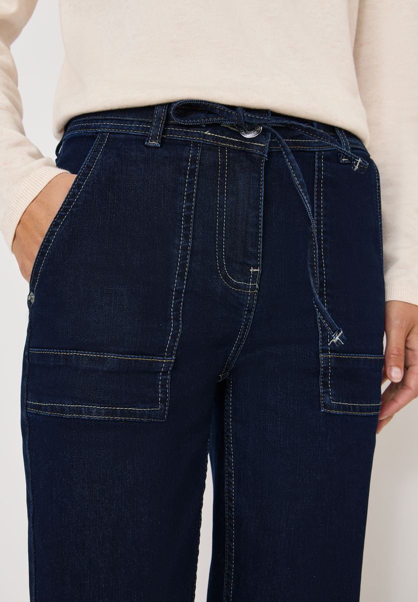 Rinsed Bootcut Jeans