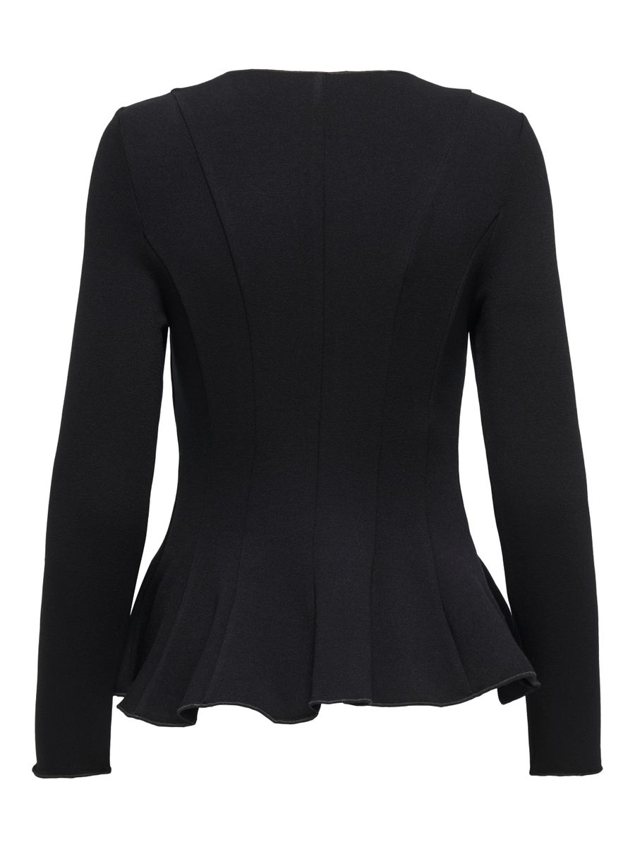 ONLKENYA L/S PEPLUM TOP JRS NOOS