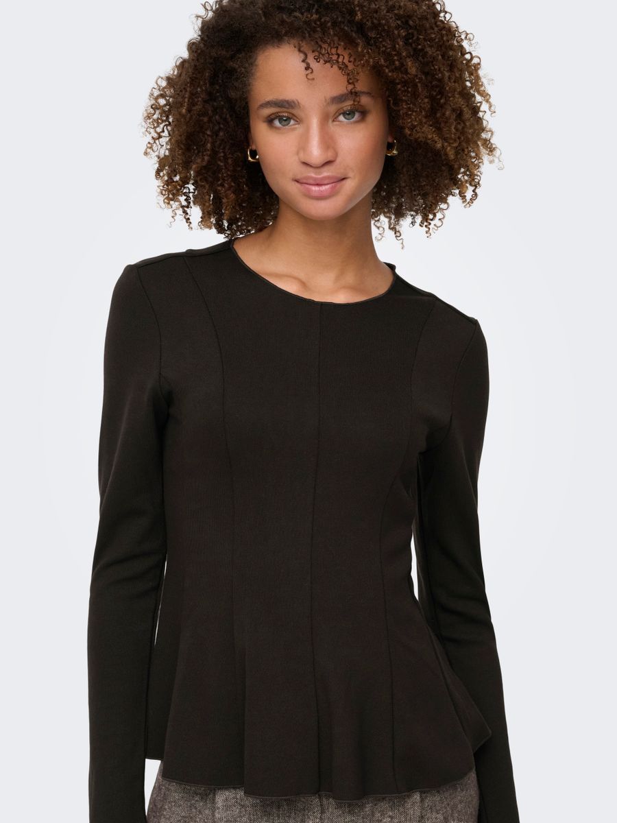 ONLKENYA L/S PEPLUM TOP JRS