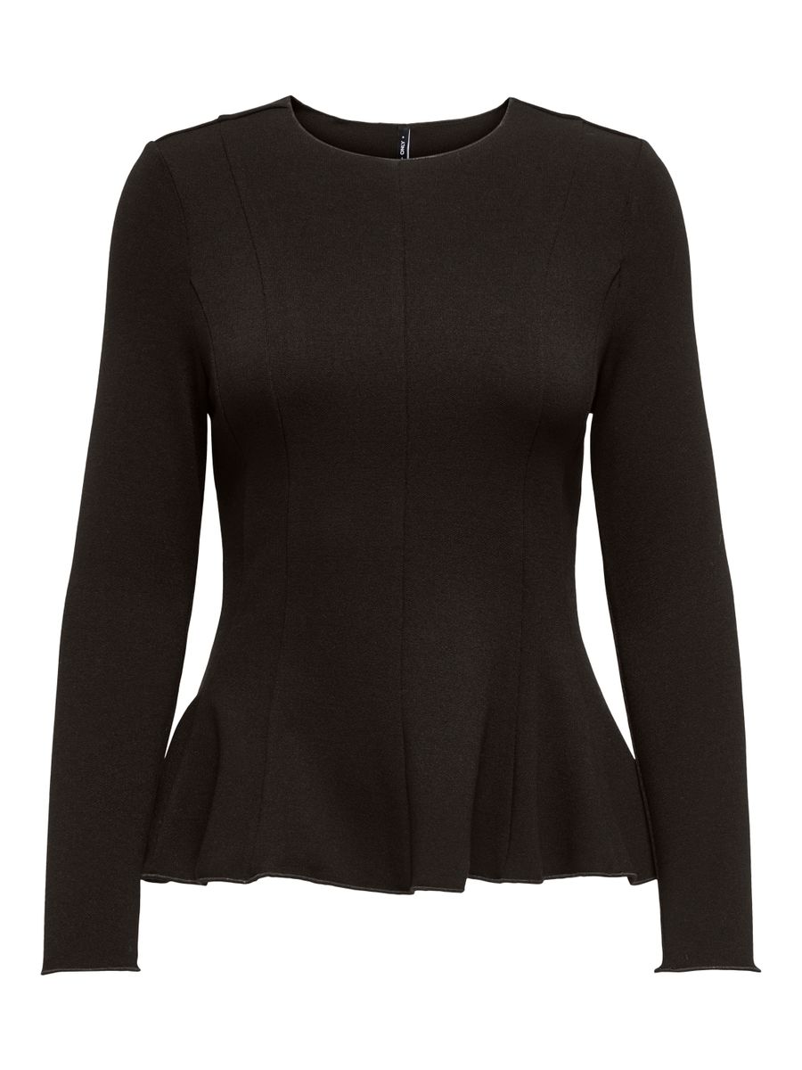 ONLKENYA L/S PEPLUM TOP JRS NOOS