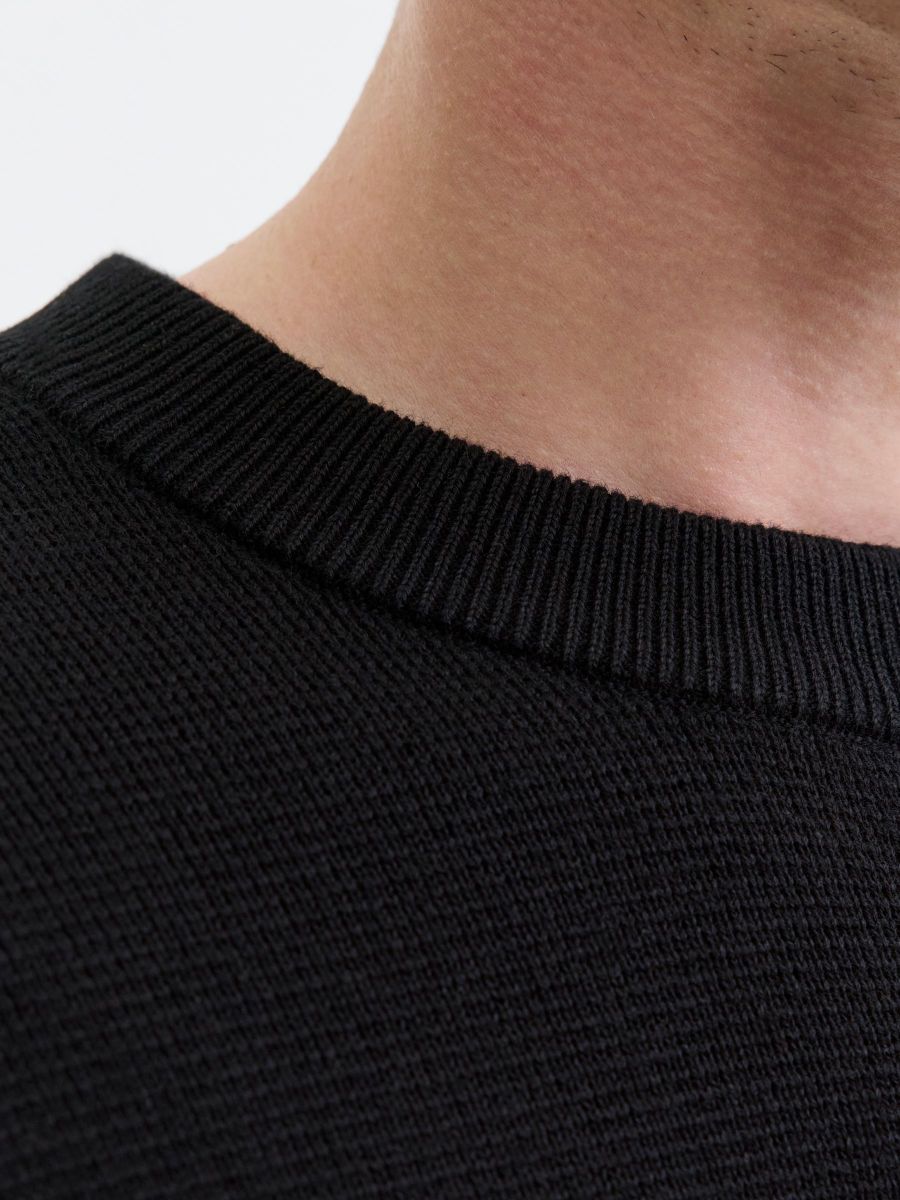 JPRBLAMILANO STITCH KNIT CREW NECK SN