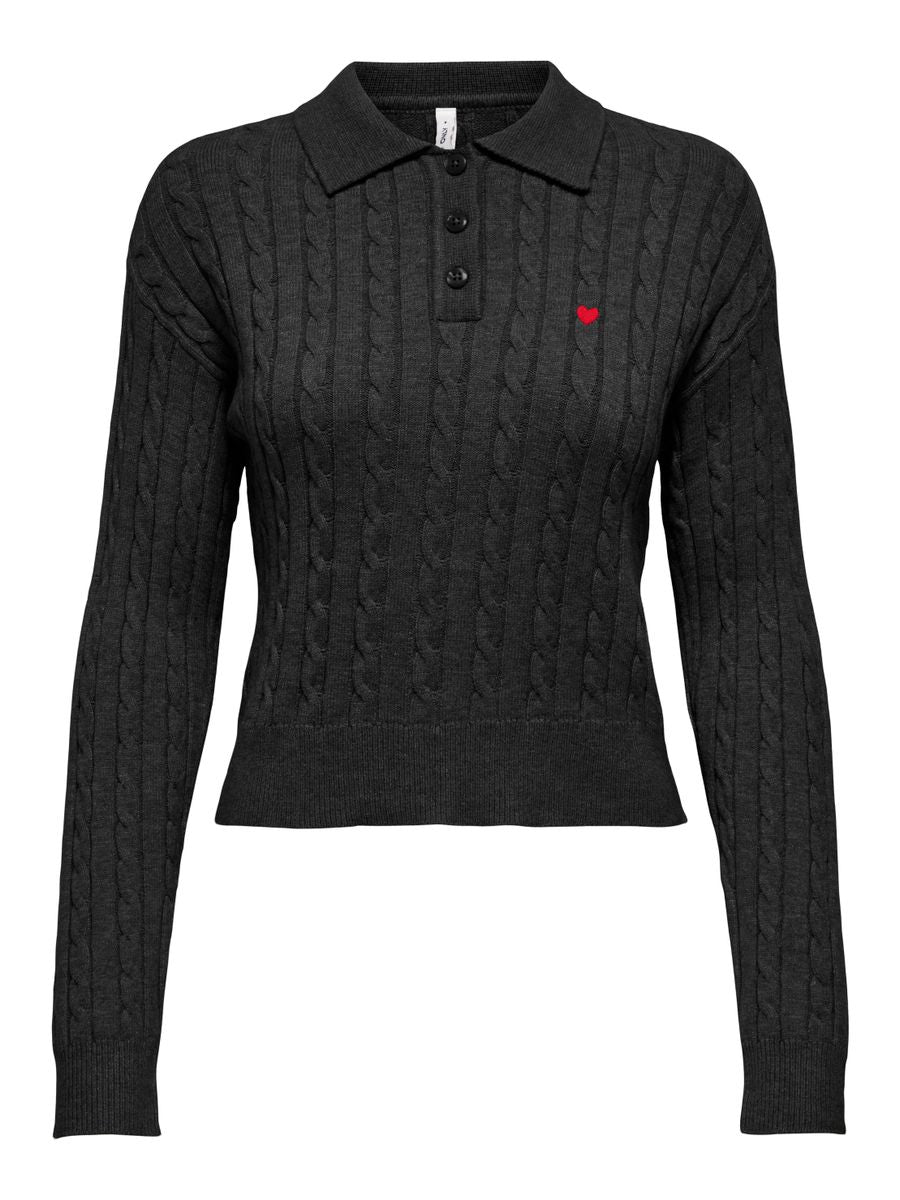 ONLKATIA LS CABLE POLO CC KNT