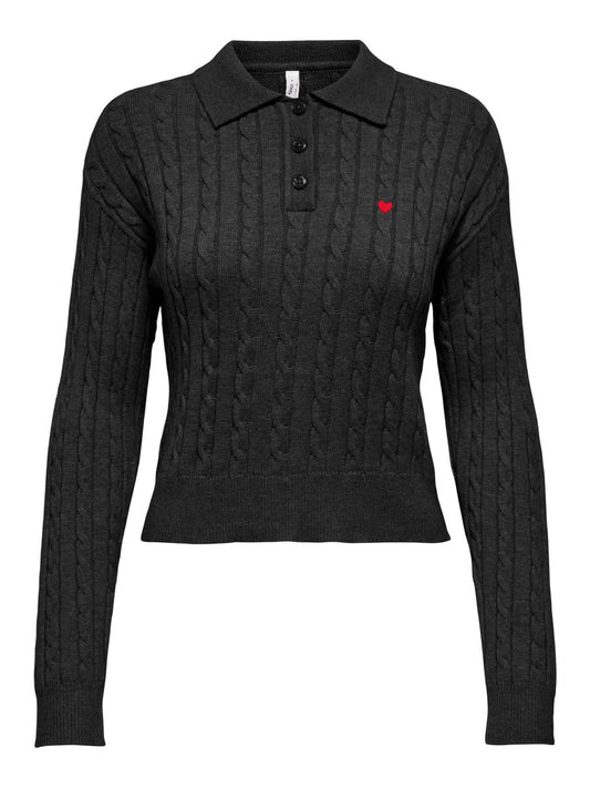 ONLKATIA LS CABLE POLO CC KNT