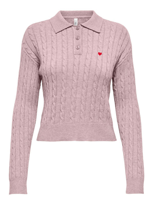 ONLKATIA LS CABLE POLO CC KNT