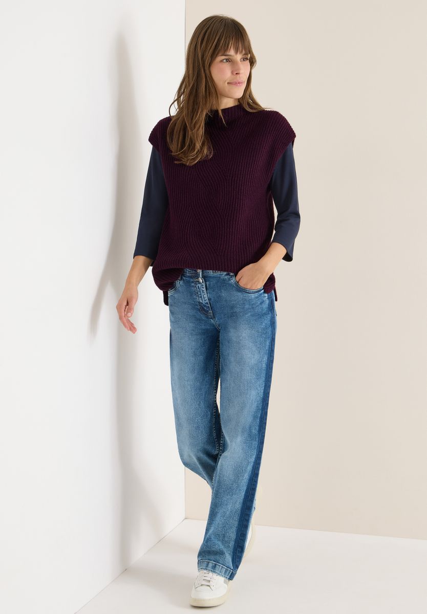 Pullunder mit Strickdetail