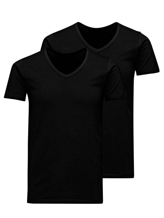 JACBASIC V-NECK TEE SS 2 PACK NOOS