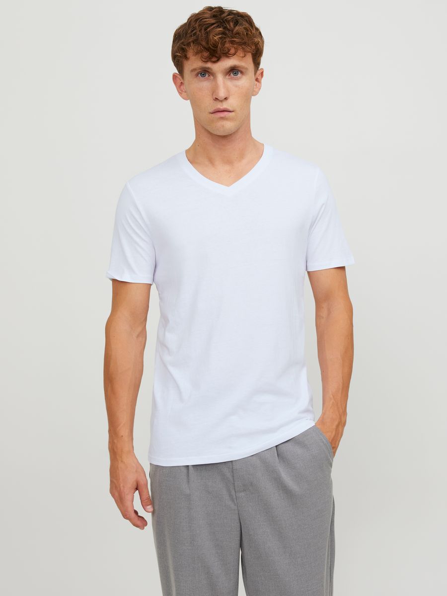 JACBASIC V-NECK TEE SS 2 PACK NOOS