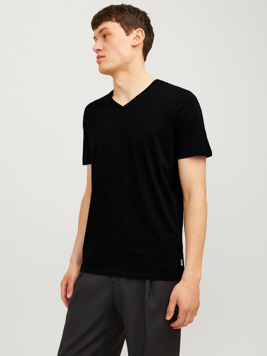 JACBASIC V-NECK TEE SS 2 PACK NOOS