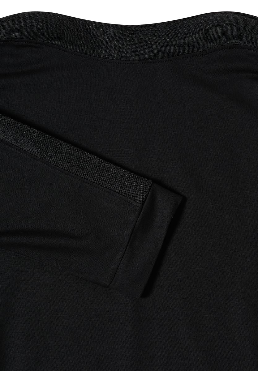 Batwing Shirt mit Tape