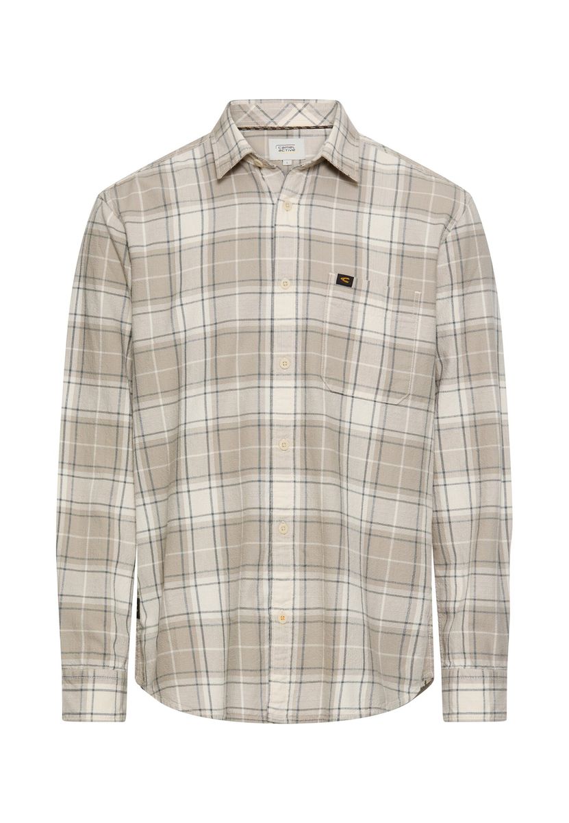 Langarmhemd mit Brusttasche