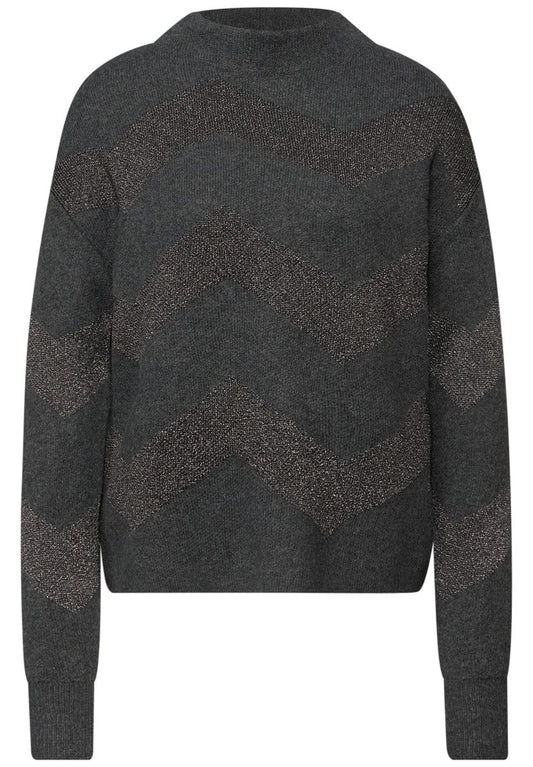 Glitzer Jacquard Pullover