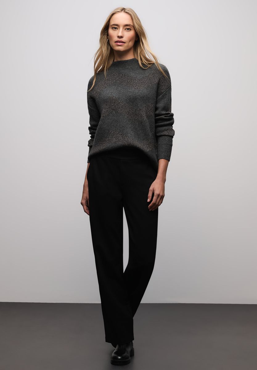 Glitzer Jacquard Pullover