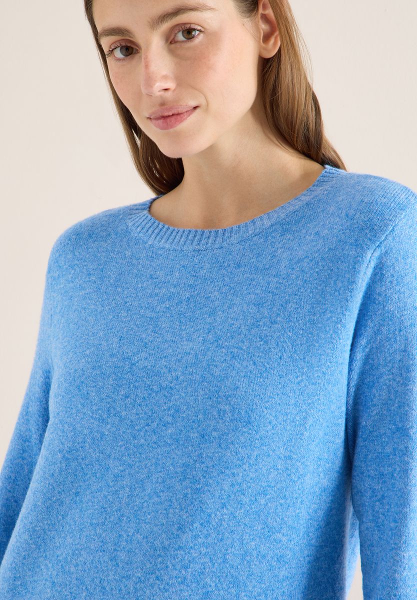 Softer Pullover in Unifarbe