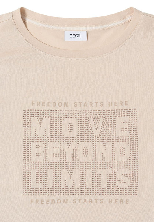 Shirt mit Schmucksteinen