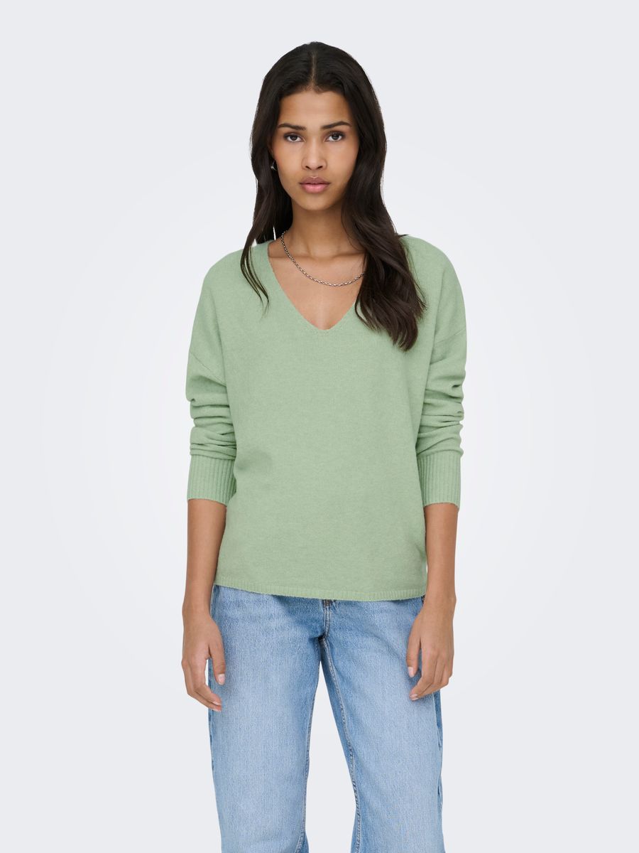 ONLRICA L/S V-NECK PULLO KNT NOOS