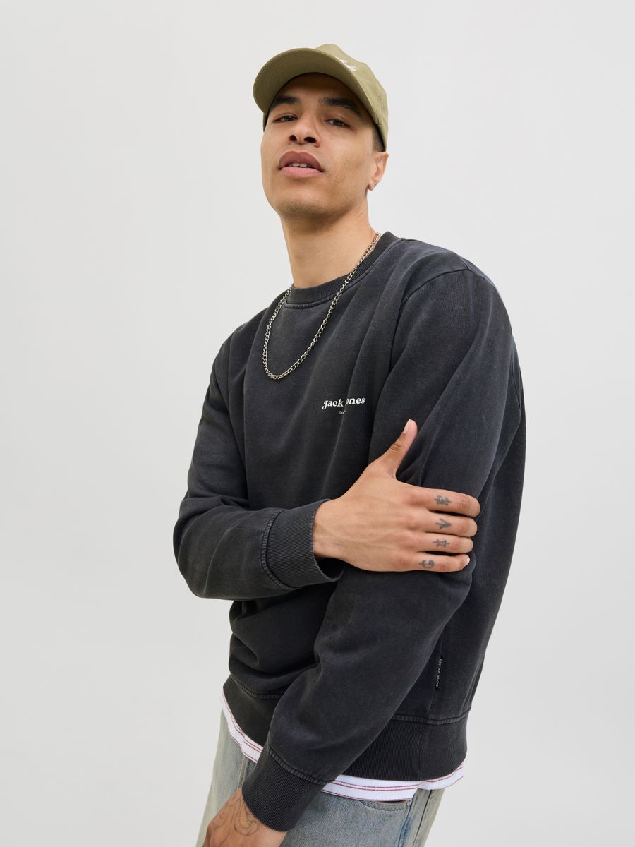JJEDOVER PRINT SWEAT CREW NECK