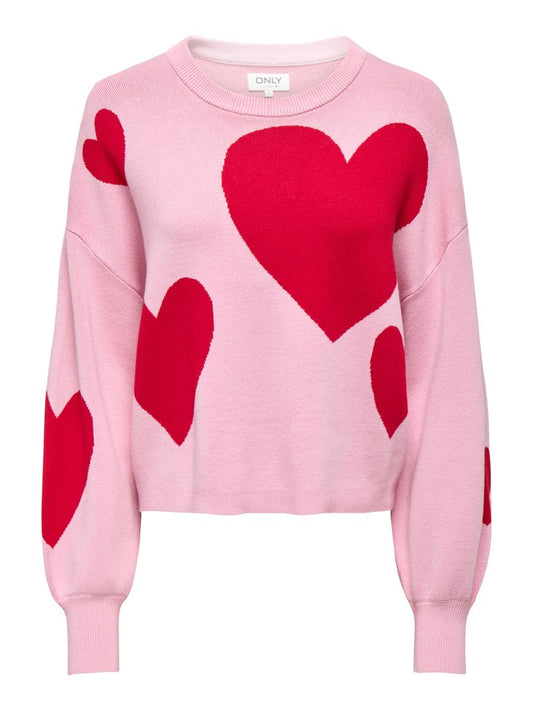 ONLMONTANA LS JQ O-NECK CC KNT