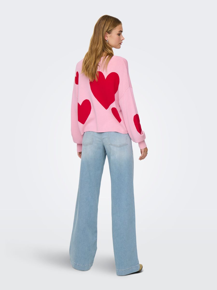 ONLMONTANA LS JQ O-NECK CC KNT