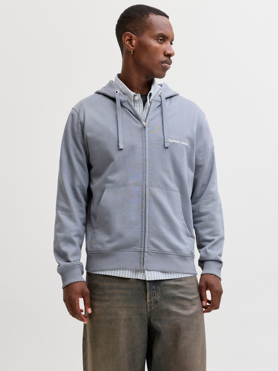 JORNORREBRO EMB SWEAT ZIP HOOD NOOS
